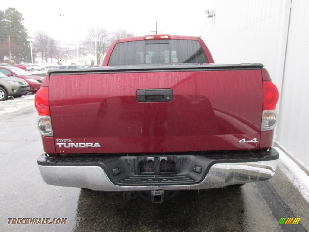 2007 Tundra SR5 Double Cab 4x4 - Salsa Red Pearl / Black photo #5