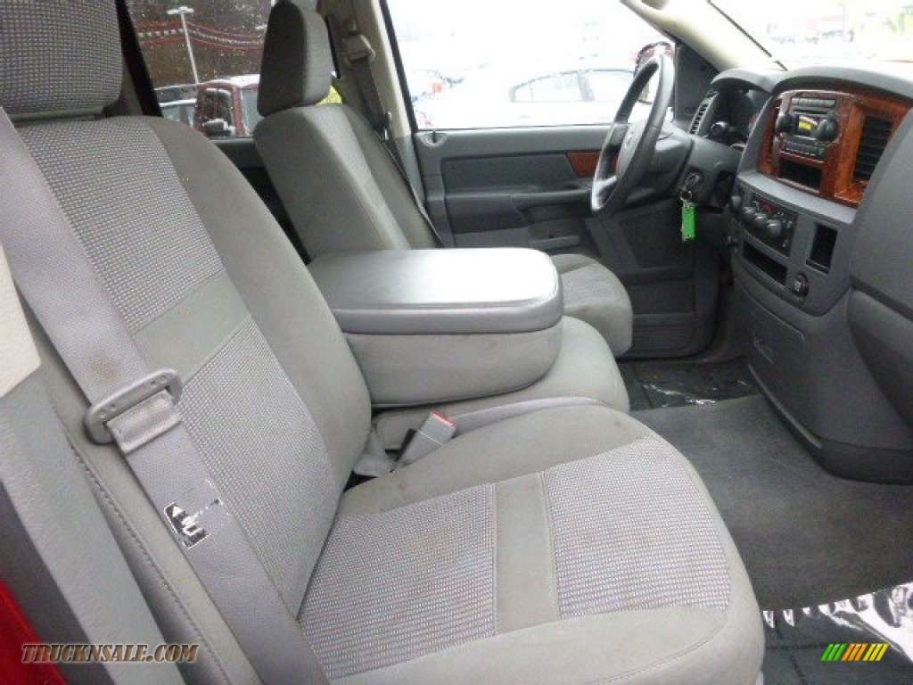 2006 Ram 1500 SLT Quad Cab 4x4 - Inferno Red Crystal Pearl / Medium Slate Gray photo #10