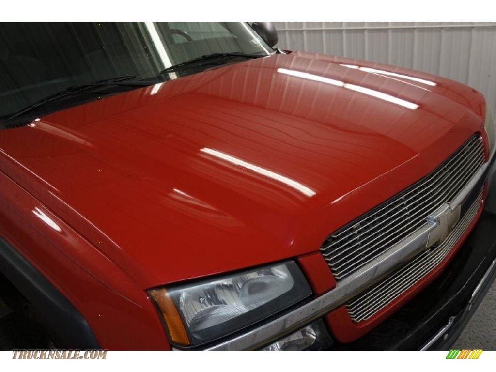 2005 Silverado 1500 Z71 Extended Cab 4x4 - Sport Red Metallic / Medium Gray photo #41