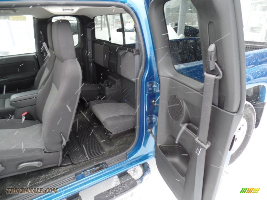 2012 Colorado LT Extended Cab 4x4 - Aqua Blue Metallic / Ebony photo #36