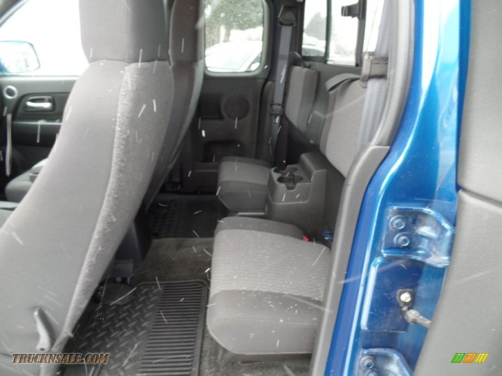 2012 Colorado LT Extended Cab 4x4 - Aqua Blue Metallic / Ebony photo #37