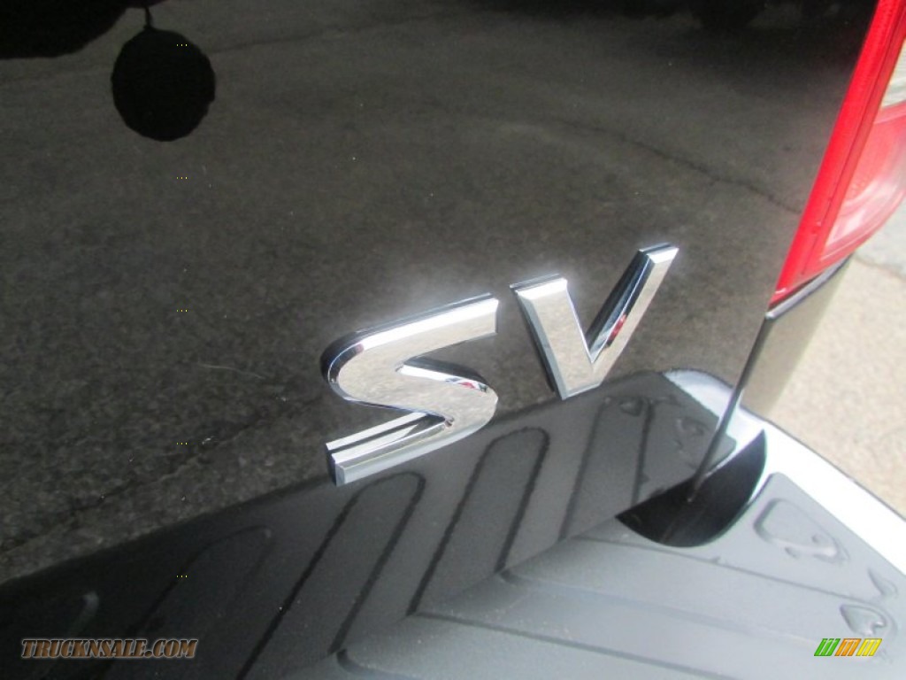 2013 Frontier SV V6 Crew Cab - Super Black / Steel photo #53