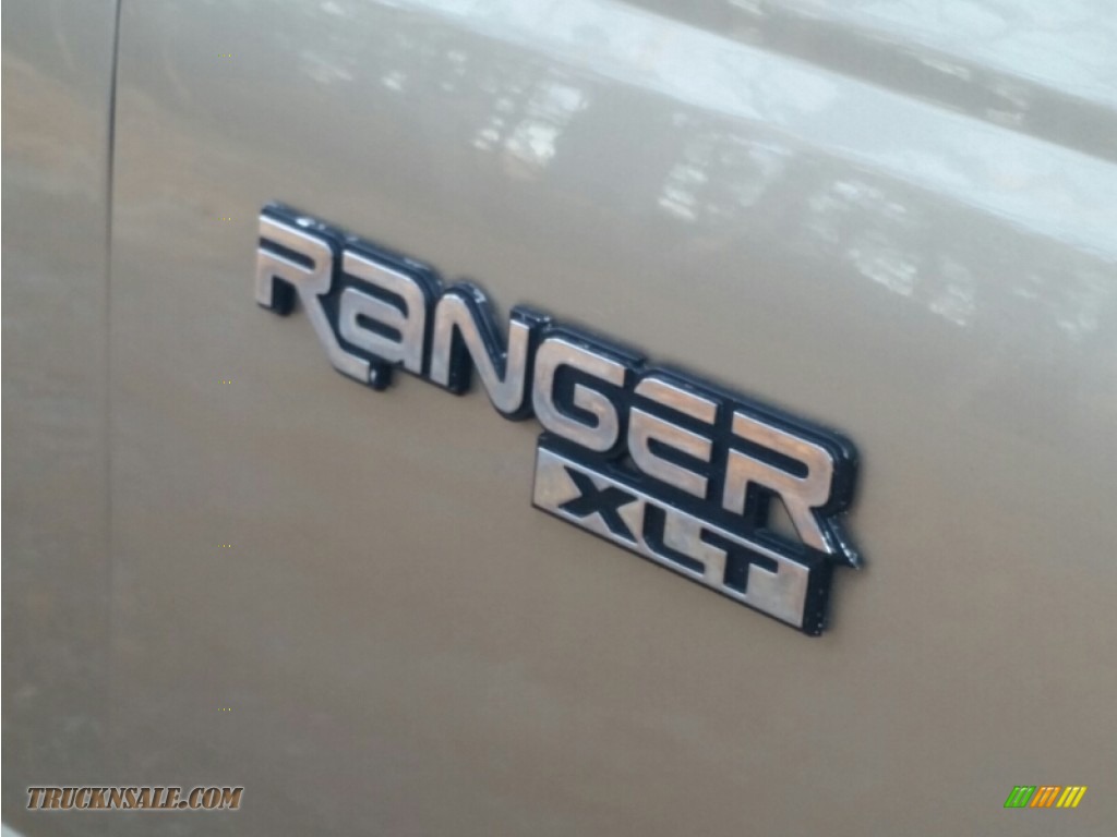 2001 Ranger XLT SuperCab 4x4 - Harvest Gold Metallic / Medium Prairie Tan photo #3