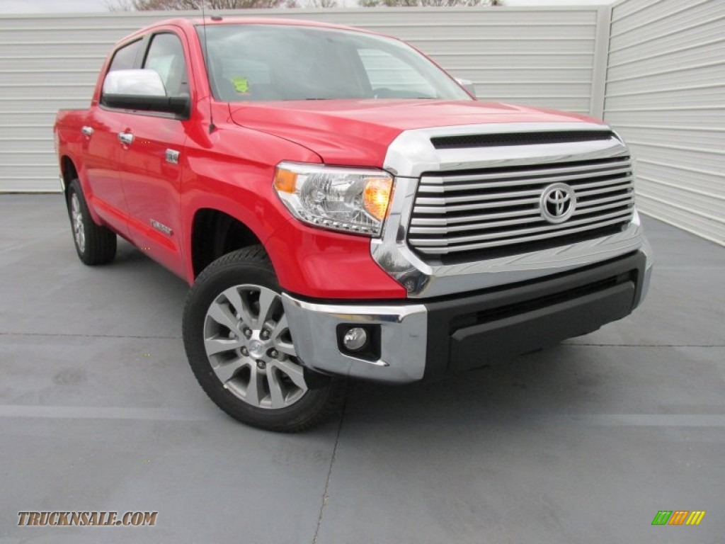 2015 Tundra Limited CrewMax 4x4 - Radiant Red / Black photo #1