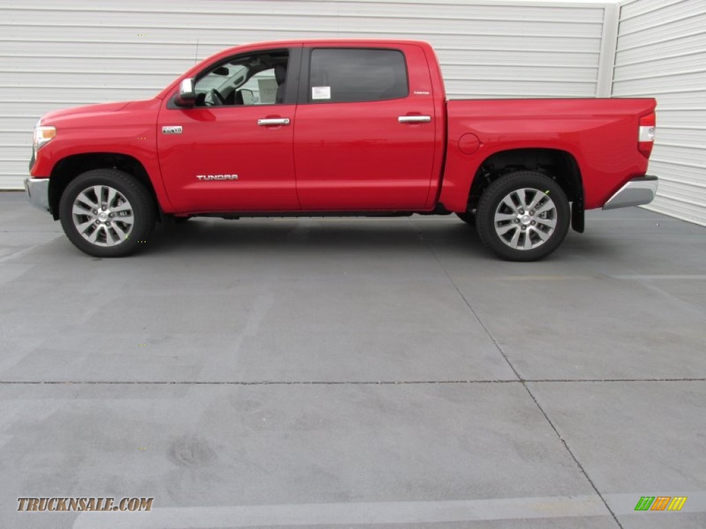 2015 Tundra Limited CrewMax 4x4 - Radiant Red / Black photo #6