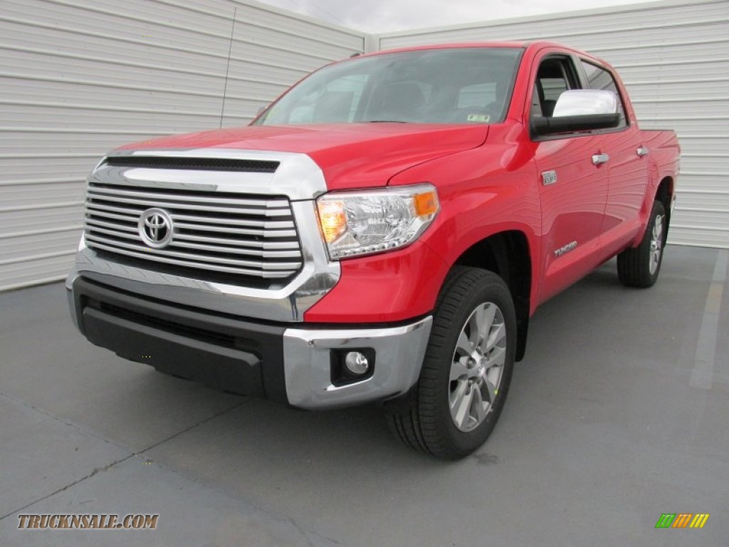 2015 Tundra Limited CrewMax 4x4 - Radiant Red / Black photo #7