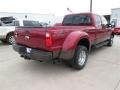 Ford F350 Super Duty Lariat Crew Cab 4x4 DRW Ruby Red photo #15