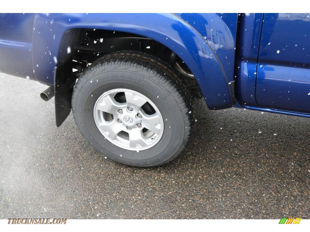 2015 Tacoma V6 Double Cab 4x4 - Blue Ribbon Metallic / Graphite photo #9