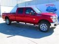 Ford F350 Super Duty Lariat Crew Cab 4x4 Ruby Red photo #1