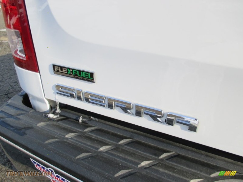 2011 Sierra 1500 Regular Cab 4x4 - Summit White / Dark Titanium photo #7