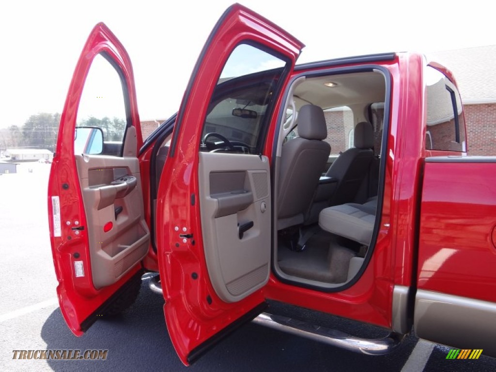 2009 Ram 2500 SLT Quad Cab 4x4 - Flame Red / Medium Slate Gray photo #34