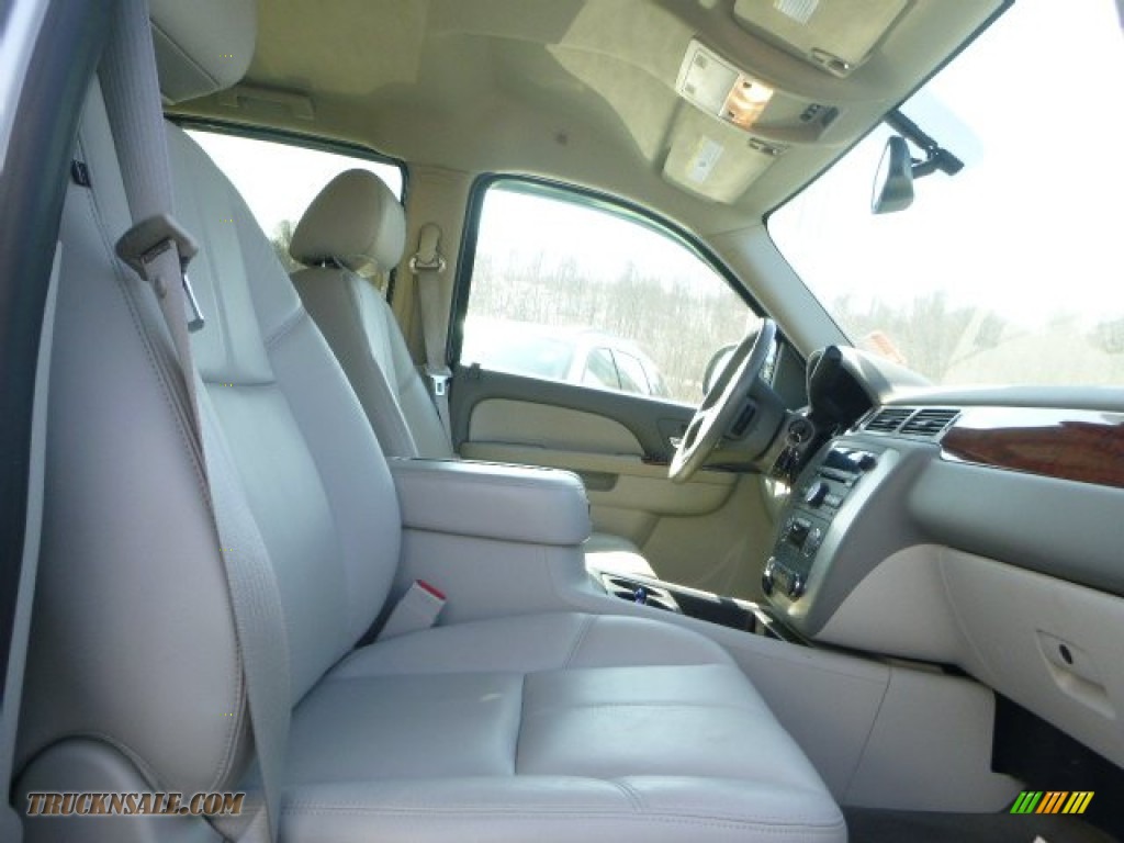 2011 Sierra 1500 SLT Crew Cab 4x4 - Pure Silver Metallic / Very Dark Cashmere/Light Cashmere photo #11