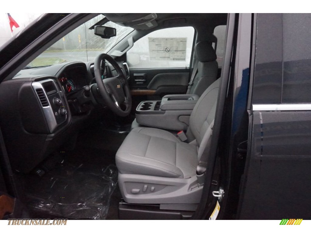 2015 Silverado 1500 LTZ Crew Cab 4x4 - Black / Dark Ash/Jet Black photo #9