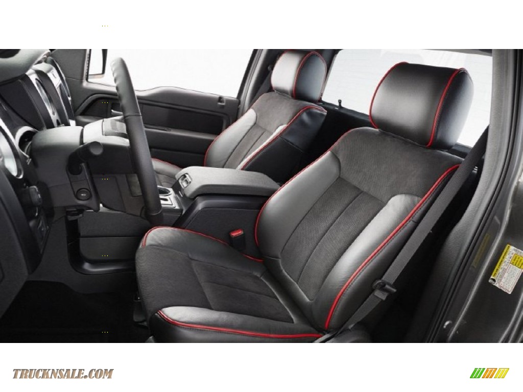 2014 F150 XL Regular Cab - Vermillion Red / Steel Grey photo #4