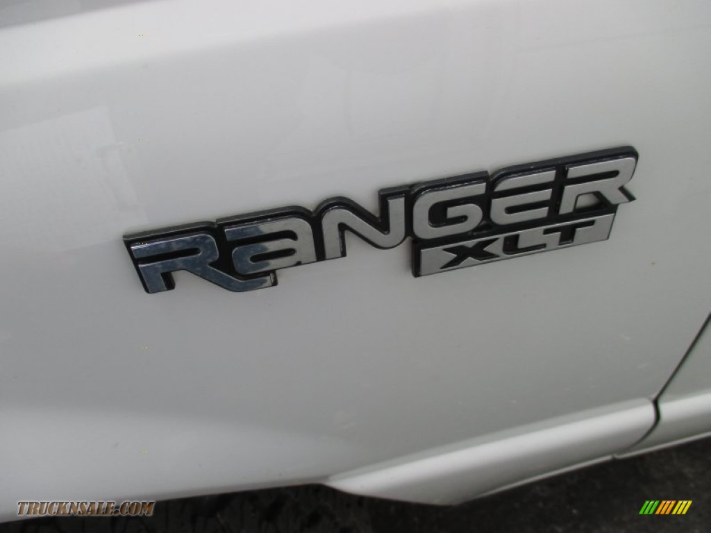 2005 Ranger XLT SuperCab 4x4 - Oxford White / Medium Dark Flint photo #4