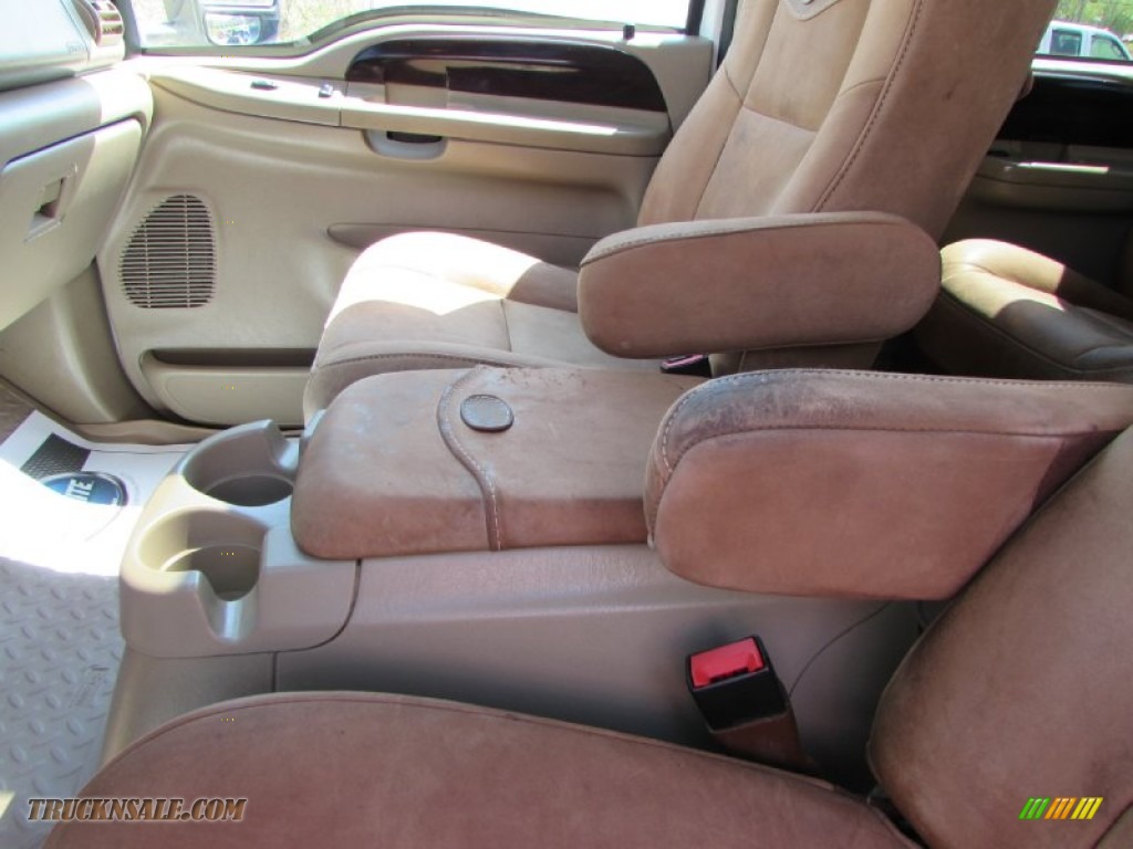 2007 F250 Super Duty King Ranch Crew Cab 4x4 - Oxford White Clearcoat / Castano Brown Leather photo #40
