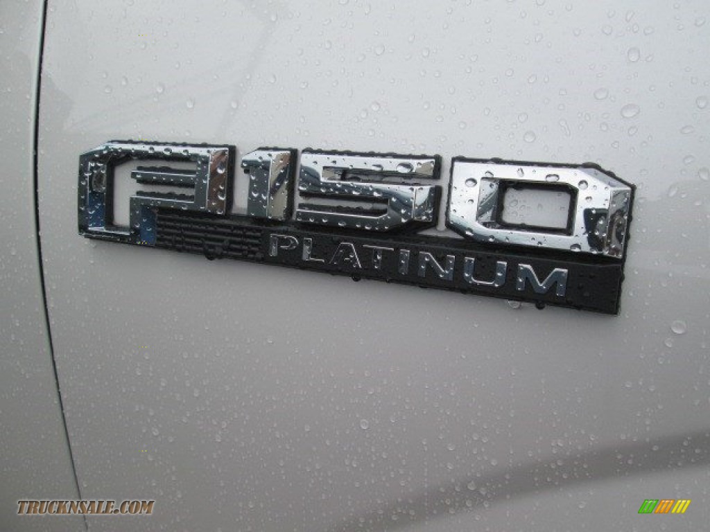 2015 F150 Platinum SuperCrew 4x4 - White Platinum Tricoat / Platinum Brunello photo #4