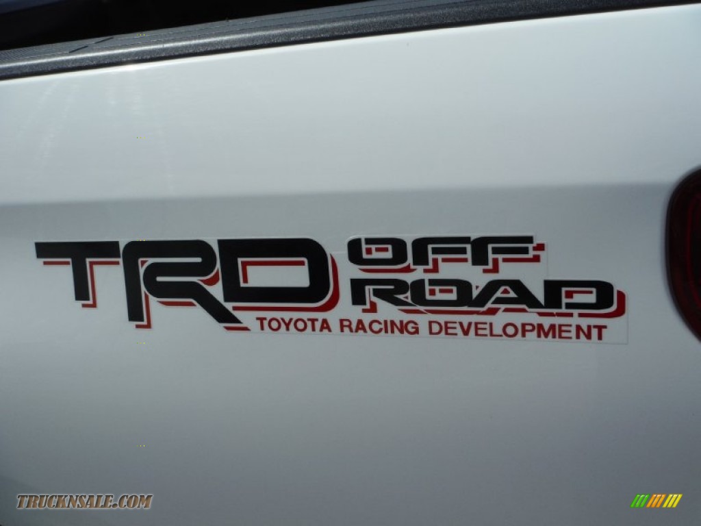 2012 Tundra TRD Double Cab 4x4 - Super White / Graphite photo #7