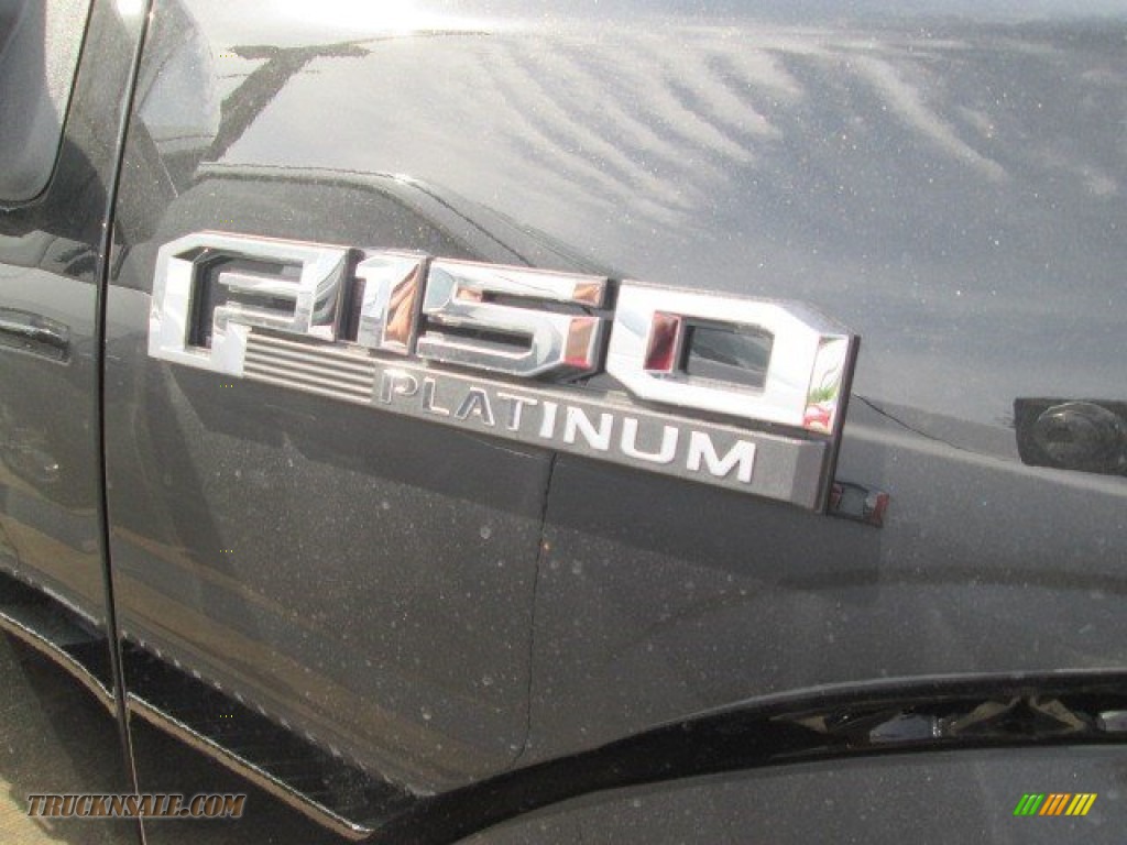2015 F150 Platinum SuperCrew 4x4 - Tuxedo Black Metallic / Platinum Black photo #3