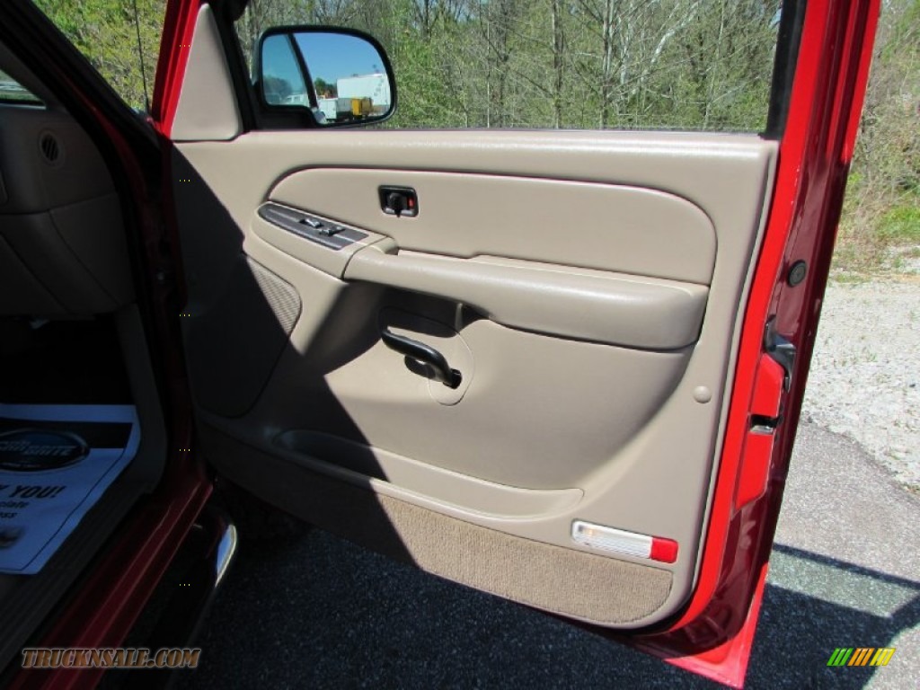 2005 Sierra 1500 SLE Extended Cab 4x4 - Fire Red / Neutral photo #16
