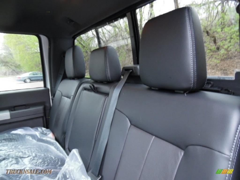 2015 F250 Super Duty Lariat Crew Cab 4x4 - Ingot Silver / Black photo #13