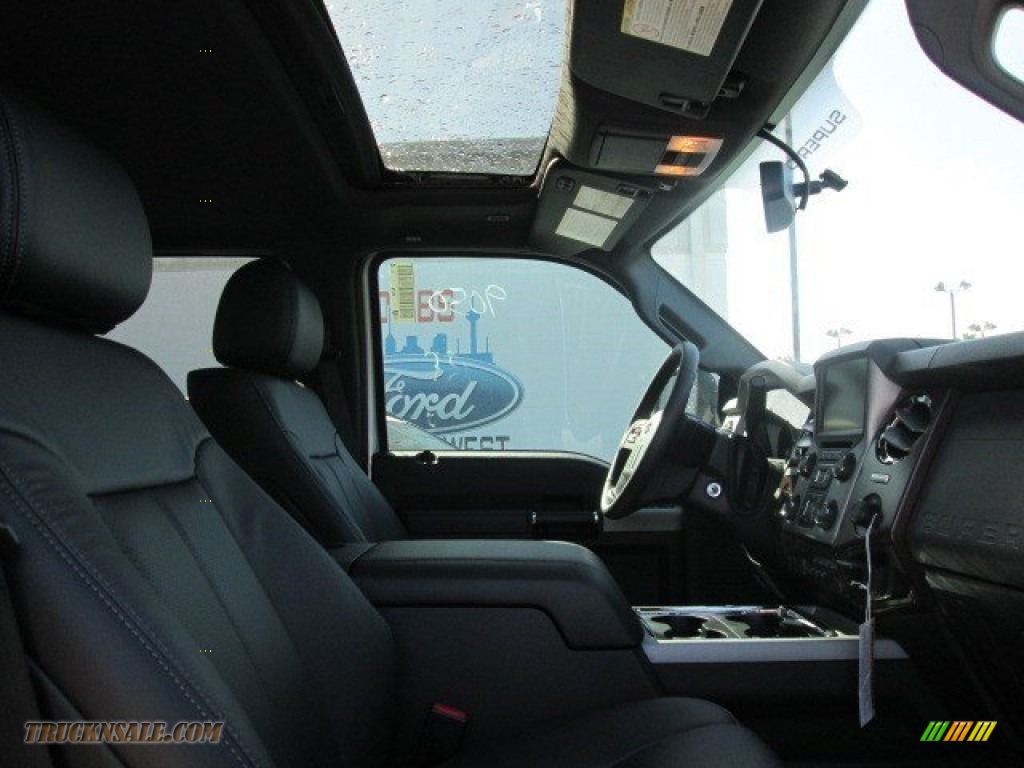 2015 F250 Super Duty Lariat Crew Cab 4x4 - Ingot Silver / Black photo #30