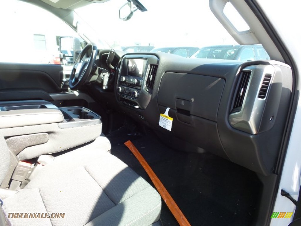 2015 Silverado 2500HD LT Double Cab 4x4 - Summit White / Jet Black photo #5