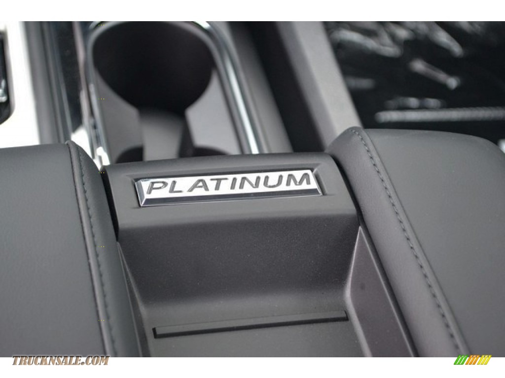 2015 Tundra Platinum CrewMax 4x4 - Super White / Black photo #8
