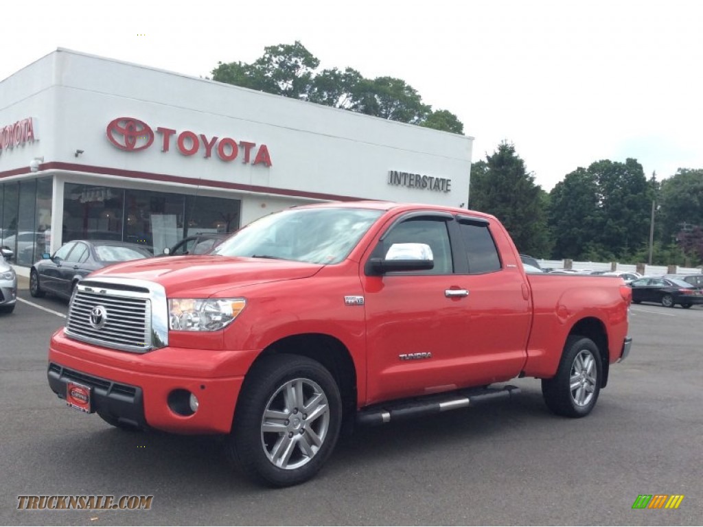 Radiant Red / Graphite Toyota Tundra Limited Double Cab 4x4