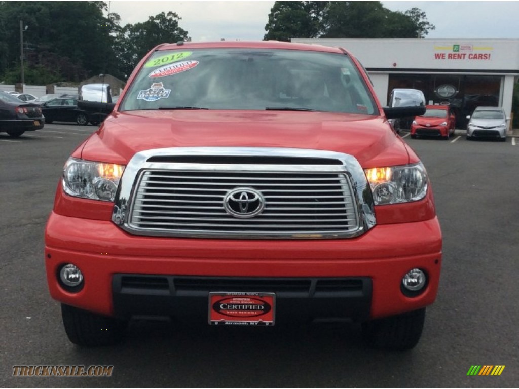 2012 Tundra Limited Double Cab 4x4 - Radiant Red / Graphite photo #2