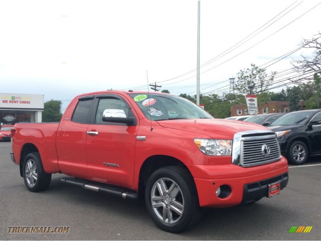 2012 Tundra Limited Double Cab 4x4 - Radiant Red / Graphite photo #3