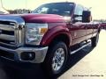 Ford F350 Super Duty Lariat Crew Cab 4x4 Ruby Red photo #34