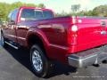 Ford F350 Super Duty Lariat Crew Cab 4x4 Ruby Red photo #37