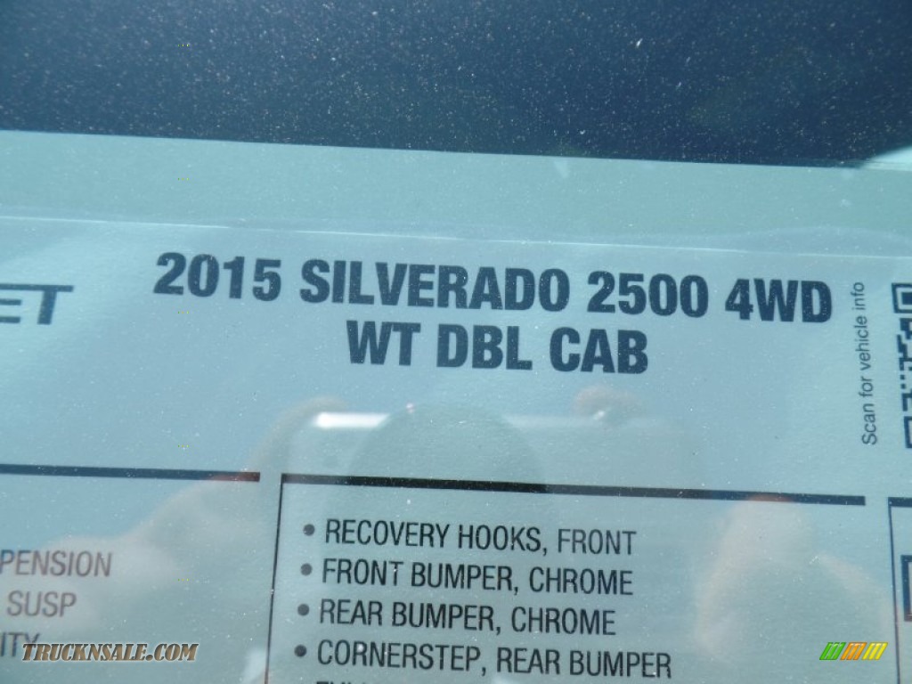 2015 Silverado 2500HD WT Double Cab 4x4 - Deep Ruby Metallic / Jet Black/Dark Ash photo #59