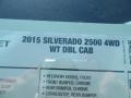 Chevrolet Silverado 2500HD WT Double Cab 4x4 Deep Ruby Metallic photo #59