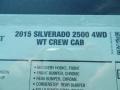 Chevrolet Silverado 2500HD WT Crew Cab 4x4 Summit White photo #63