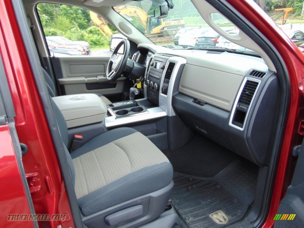 2011 Ram 1500 SLT Quad Cab 4x4 - Deep Cherry Red Crystal Pearl / Dark Slate Gray/Medium Graystone photo #19