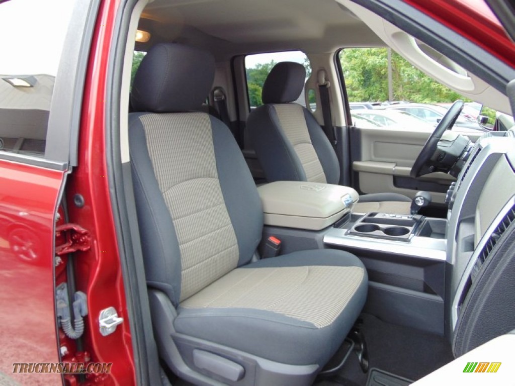 2011 Ram 1500 SLT Quad Cab 4x4 - Deep Cherry Red Crystal Pearl / Dark Slate Gray/Medium Graystone photo #20