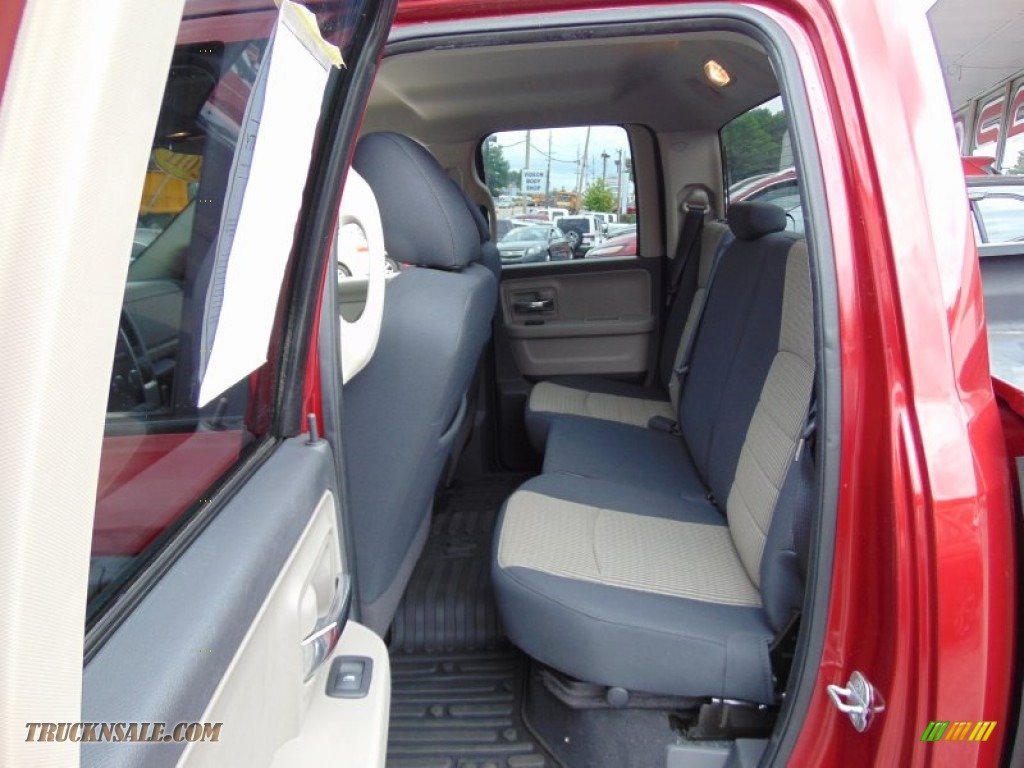 2011 Ram 1500 SLT Quad Cab 4x4 - Deep Cherry Red Crystal Pearl / Dark Slate Gray/Medium Graystone photo #21