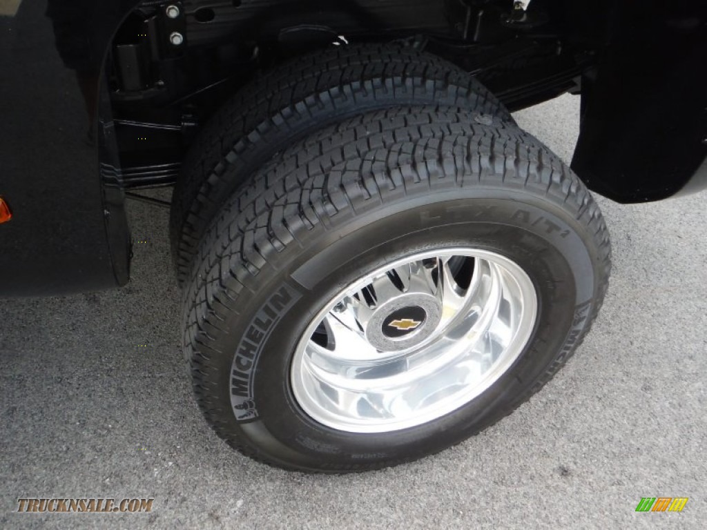 2015 Silverado 3500HD High Country Crew Cab Dual Rear Wheel 4x4 - Black / High Country Saddle photo #6