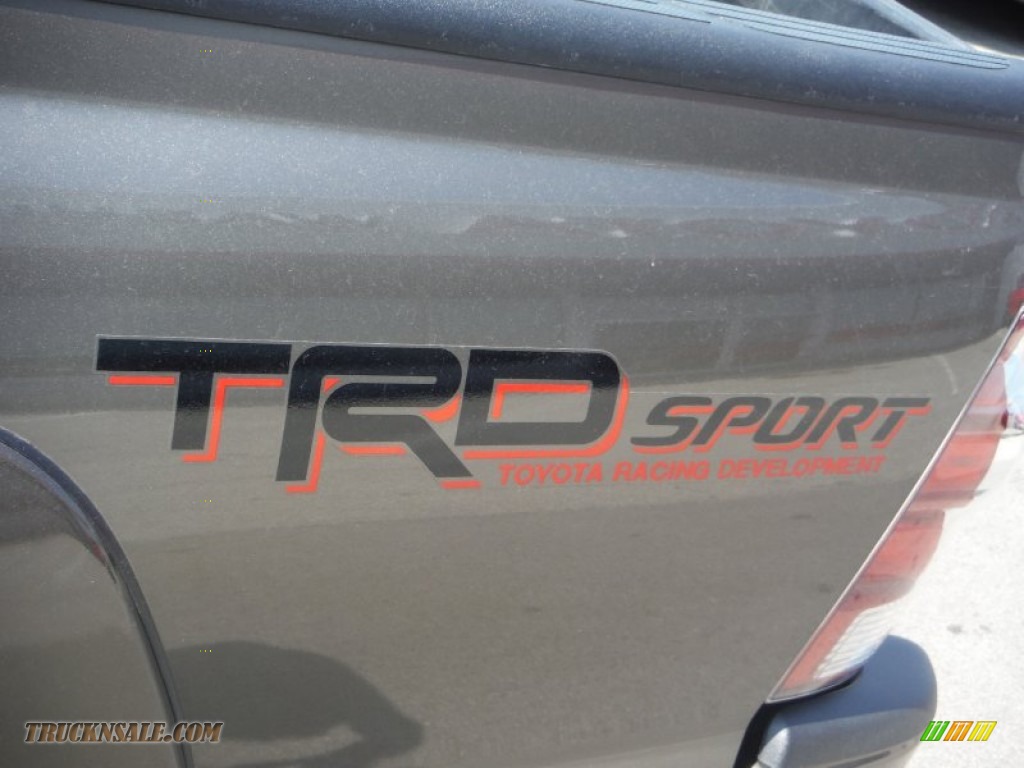 2014 Tacoma V6 TRD Sport Double Cab 4x4 - Pyrite Mica / Graphite photo #6