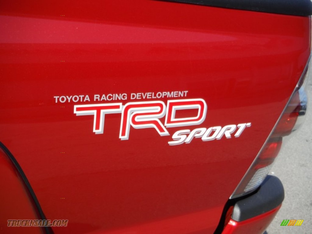 2013 Tacoma V6 TRD Sport Double Cab 4x4 - Barcelona Red Metallic / Graphite photo #7