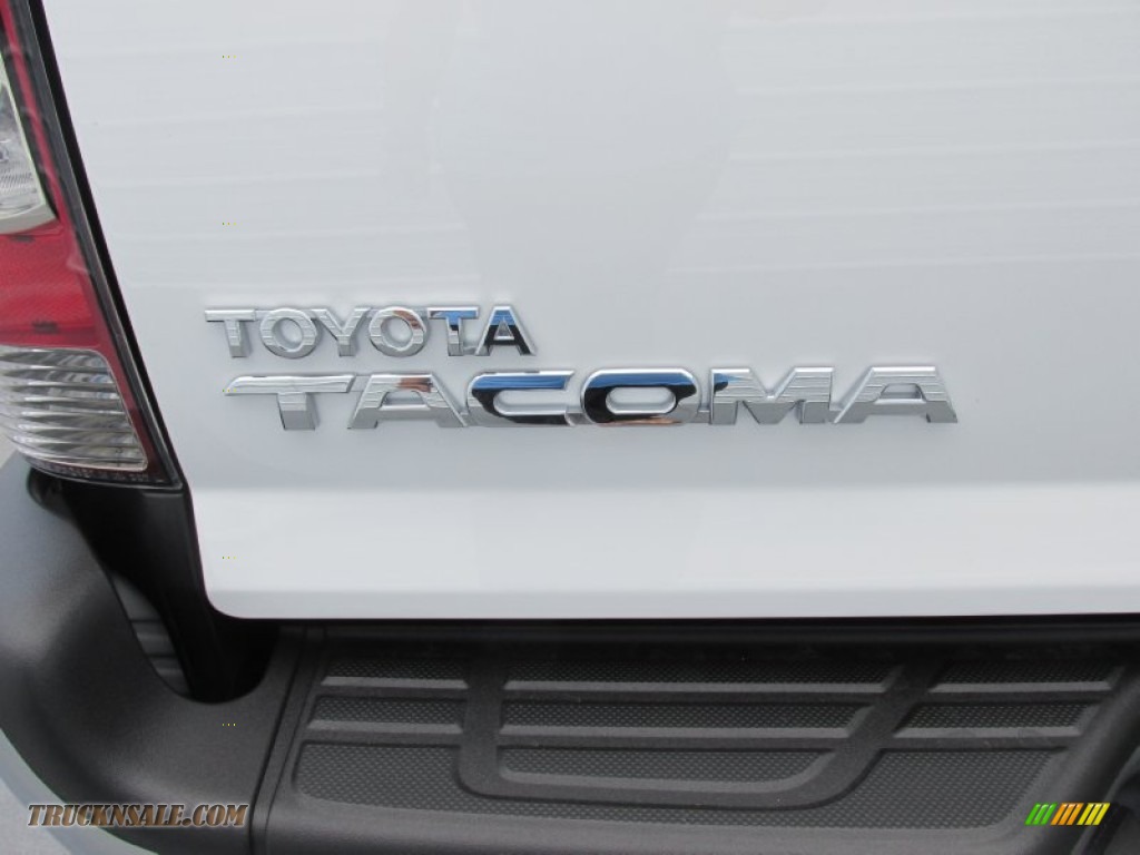 2015 Tacoma V6 PreRunner Double Cab - Super White / Graphite photo #15