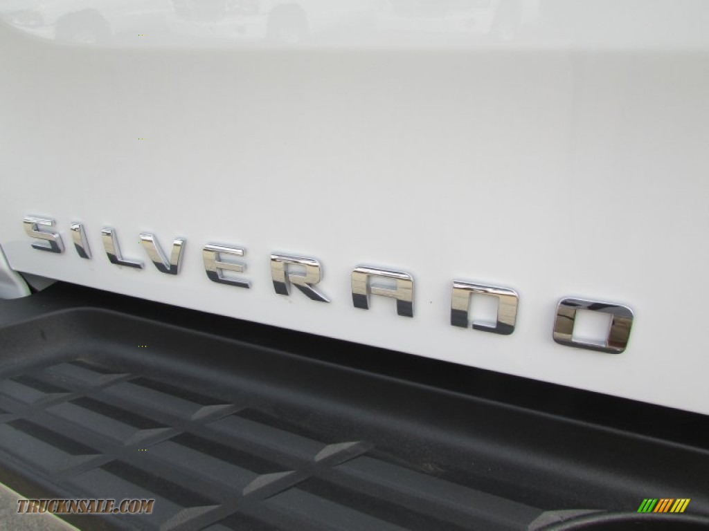 2014 Silverado 2500HD WT Regular Cab 4x4 - Summit White / Dark Titanium photo #10