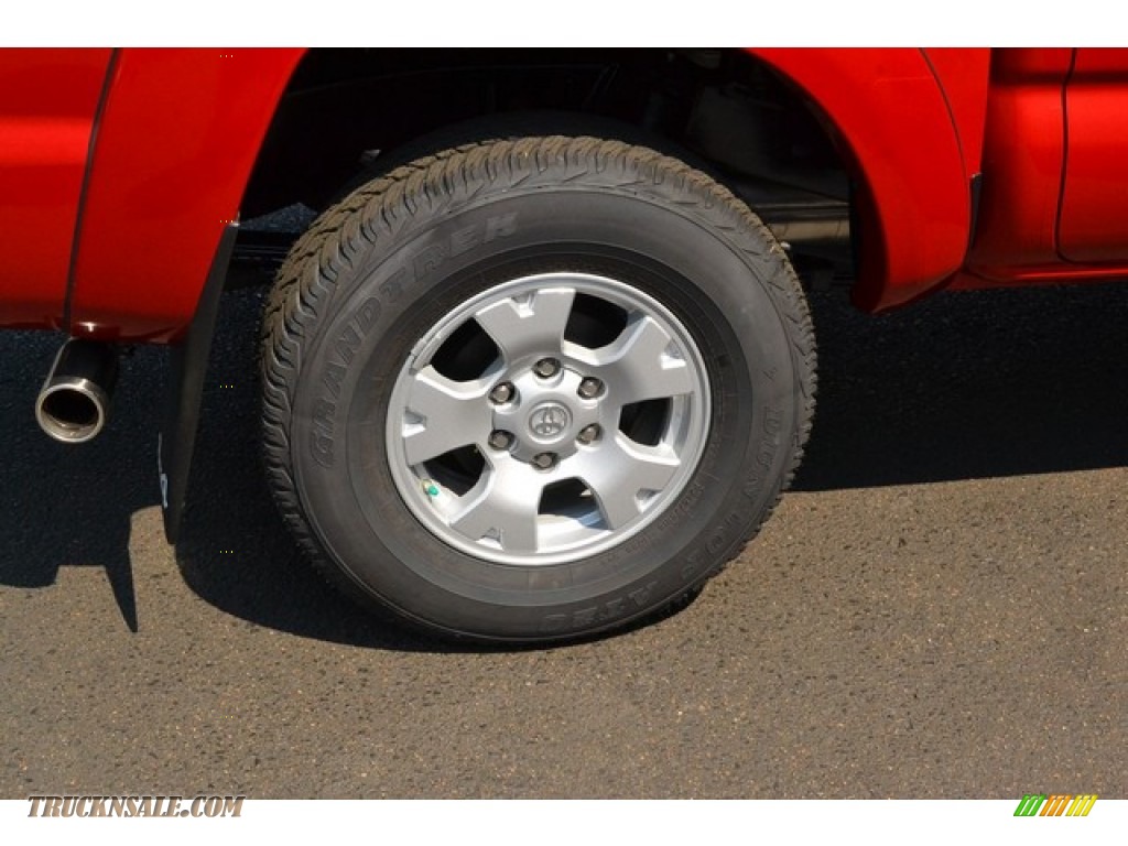 2015 Tacoma V6 Double Cab 4x4 - Barcelona Red Metallic / Graphite photo #9