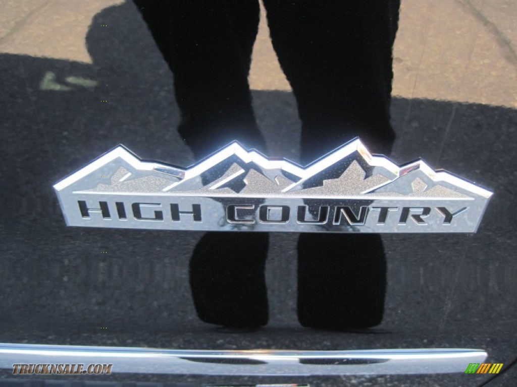 2015 Silverado 1500 High Country Crew Cab 4x4 - Black / High Country Saddle photo #8