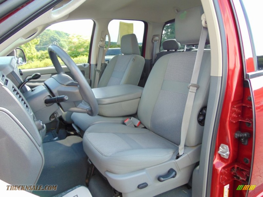 2007 Ram 1500 SLT Quad Cab 4x4 - Inferno Red Crystal Pearl / Medium Slate Gray photo #18