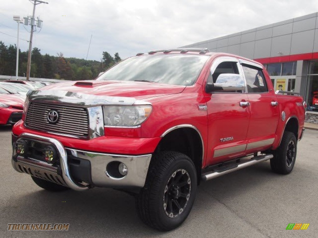 2008 Toyota Tundra SR5 CrewMax 4x4 In Radiant Red 519250 Truck N Sale