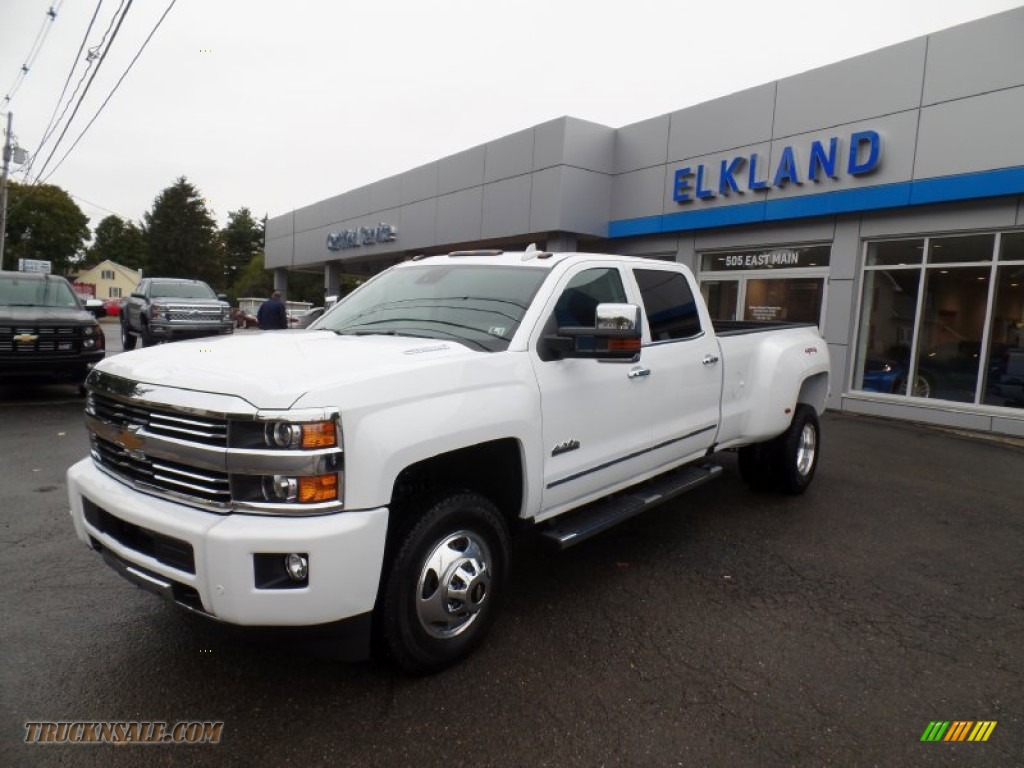 Summit White / High Country Saddle Chevrolet Silverado 3500HD High Country Crew Cab 4x4