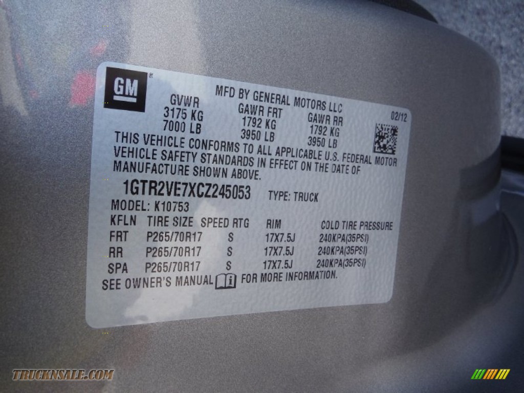 2012 Sierra 1500 SLE Extended Cab 4x4 - Steel Gray Metallic / Ebony photo #34